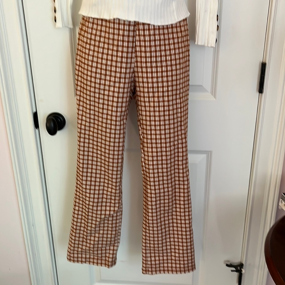 Altar’d state, cute plaid pants, elastic waist, XS